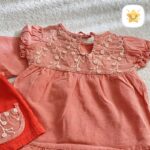 کت سارافون دخترانه کتان پارچه خارجی سایز نقلی 4 - نی نی استار