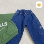 بلوز شلوار جین پسرانه مدل paris کیفیت عالی 2 تا 10 سال 3