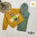 بلوز شلوار پسرانه کتان کارگو مناسب 4 تا 12 سال مدل 2 - نی نی استار