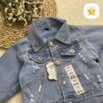 ست 2 تکه کت و شلوار نوزادی جین اسپرت (دختر و پسر) نوزادی تا 1 سال 2