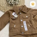 ست 2 تکه کت و شلوار نوزادی کتان اسپرت (دختر و پسر) نوزادی تا 1 سال 4 - نی نی استار