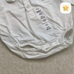 پیراهن زیر دکمه نوزادی پسرانه دوبرکش کتان درجه یک 3 - نی نی استار