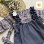 پیراهن نوزادی دخترانه کشمیر نوزادی تا 1 سال 2 - نی نی استار