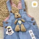 بیلر جین نوزادی کوتاه عروسک خرگوش دار برند NINI MAX 2 - نی نی استار