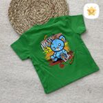 تیشرت شلوارک دخترانه جین خرسی برند VENIZ مناسب 1 تا 6 سال 4 - نی نی استار