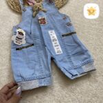 بیلر جین نوزادی کوتاه عروسک خرس دار برند NINI MAX 3 - نی نی استار