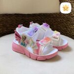 صندل دخترانه فانتزی مدل السا سایز 22 تا 35 (بنفش و صورتی) صورتی