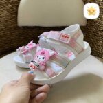 صندل دخترانه فانتزی مدل کرومی سایز 26 تا 30 4