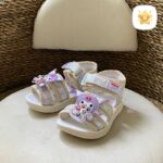 صندل دخترانه فانتزی مدل کرومی سایز 26 تا 30 بنفش - نی نی استار