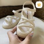 صندل دخترانه مجلسی بند دار مدل آتوسا سایز 26 تا 31 2 - نی نی استار