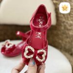 صندل دخترانه ورنی مجلسی وارداتی برند kenike سایز 25 تا 30 5 - نی نی استار