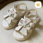 صندل دخترانه کرومی پاپیونی مدل آیسا سایز 26 تا 31 2 - نی نی استار