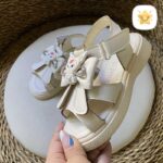 صندل دخترانه کرومی پاپیونی مدل آیسا سایز 26 تا 31 4 - نی نی استار