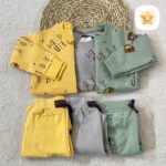 بلوز شلوار اسپرت بیسکوییتی (دختر و پسر) مدل گربه 2 - نی نی استار