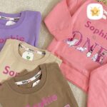 بلوز شلوار دخترانه جنس پنبه عالی مدل one صورتی - نی نی استار