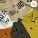 ست 3 تکه پیراهن و تیشرت و شلوار پسرانه کتان 3 - نی نی استار