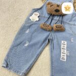 سرهمی جین نوزادی برند NINIMAX مدل خرس آویز 3 - نی نی استار