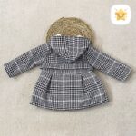 پالتو دخترانه کلاهدار و پشمی سایز کوچک 6 - نی نی استار