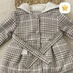 پالتو دخترانه کلاهدار و پشمی سایز کوچک 7 - نی نی استار