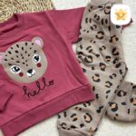 بلوز شلوار دخترانه دورس پلنگی جنس عالی 2 - نی نی استار