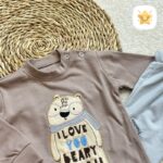 بلوز شلوار نوزادی مدل خرس عینکی کد 0323 363 .jpg - نی نی استار