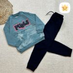 بلوز شلوار پسرانه دورس مدل PUBLS مناسب 1 تا 8 سال آدامسی - نی نی استار