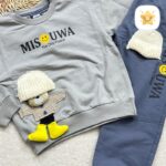 بلوز شلوار پسرانه عروسک دار دورس عالی مناسب 2 تا 6 سال 2 - نی نی استار