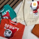 بلوز شلوار بگ کتان ( دختر و پسر ) جنس عالی برند ok خرس عینکی مناسب 1 تا 2 سال - نی نی استار