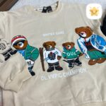 بلوز شلوار جین پسرانه مدل 3 خرس برند OK مناسب 8 تا 10 سال 2 - نی نی استار