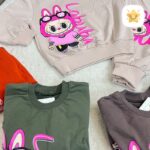 بلوز شلوار دخترانه جنس پنبه مدل لبو بو مناسب 1 تا 8 سال 3 - نی نی استار