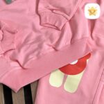 بلوز شلوار دخترانه پنبه جنس عالی مدل WHLE مناسب 2 تا 10 سال صورتی - نی نی استار
